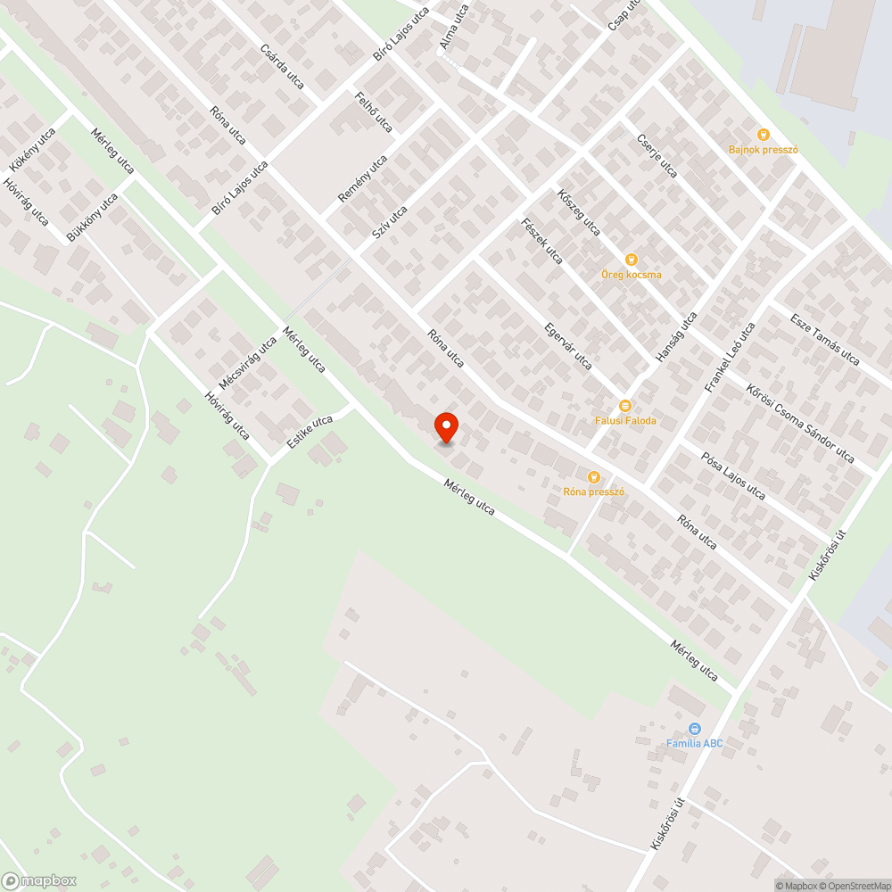 Kiálló aknafedelek a Mérleg utcán bejelentés helye