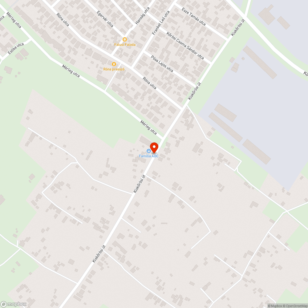 Megsüllyedt útpadka a Kiskőrösi úton bejelentés helye