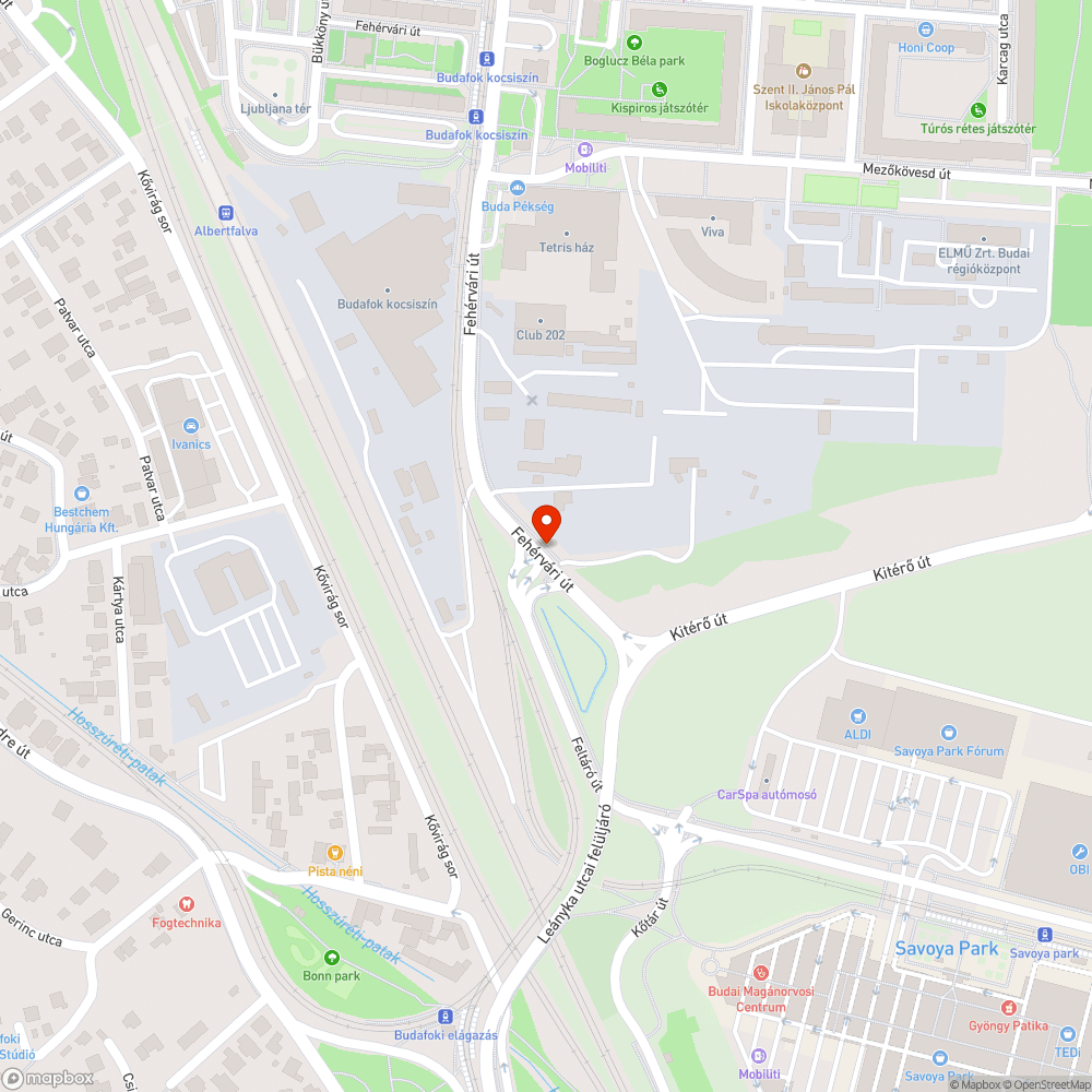 Lekopott zebra - Savoya Park bejelentés helye