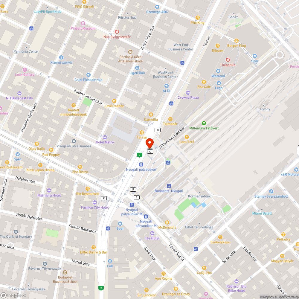 Lyukas közmű alépítmény bejelentés helye