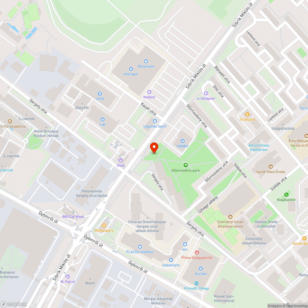 Szemét bejelentés helye