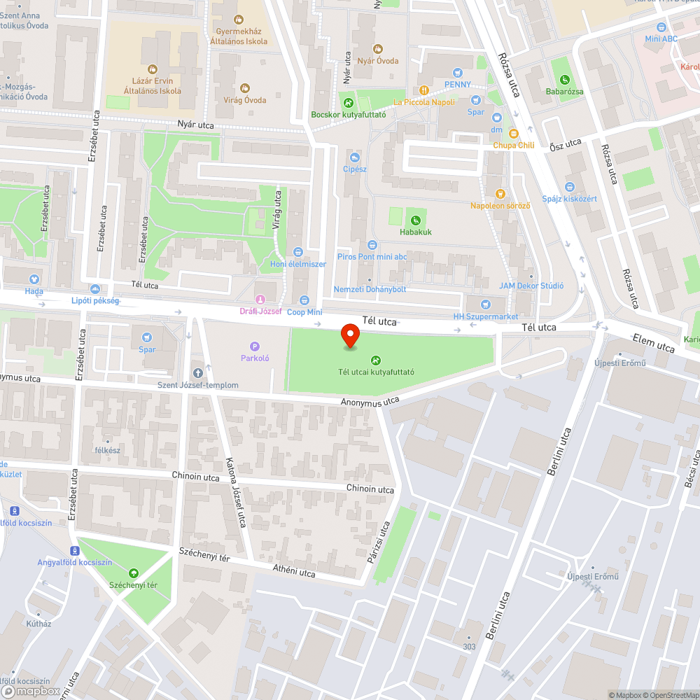 Szemetes, igénytelen zöldterület bejelentés helye