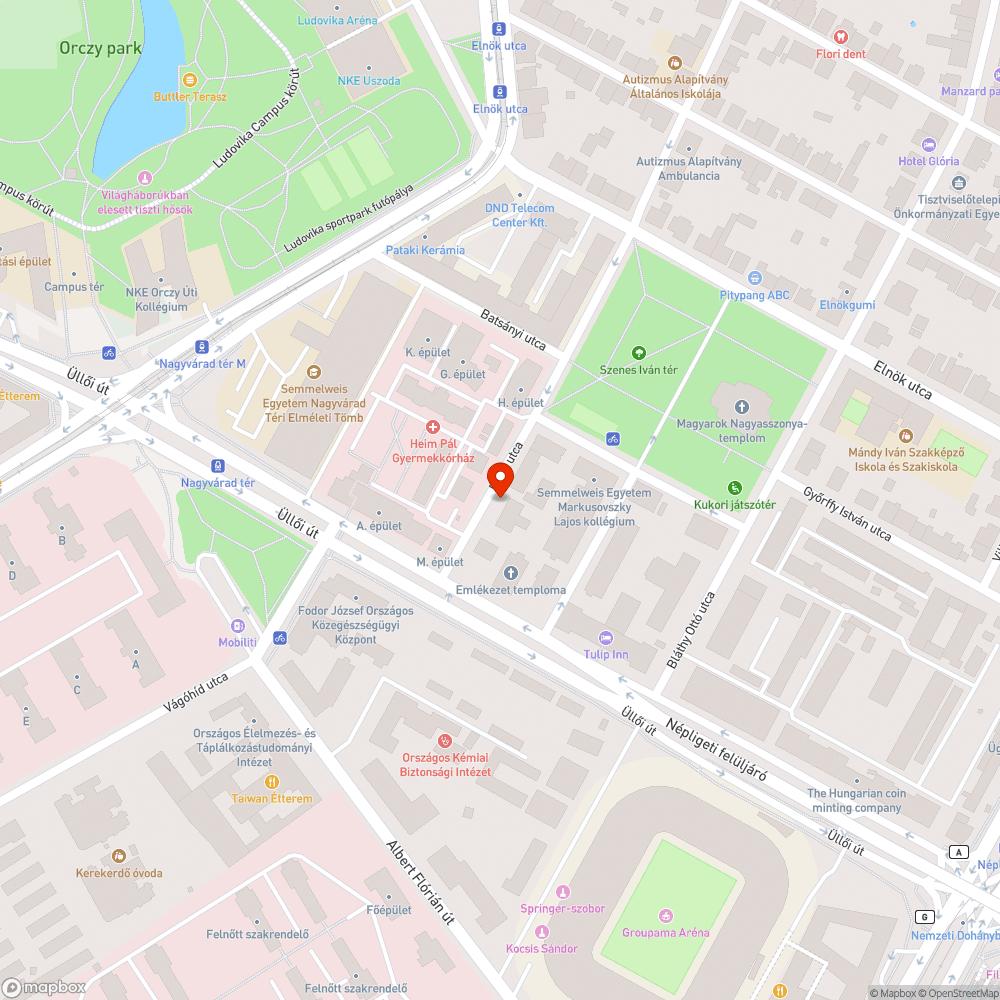 Delej utcai parkolási katasztrófa bejelentés helye