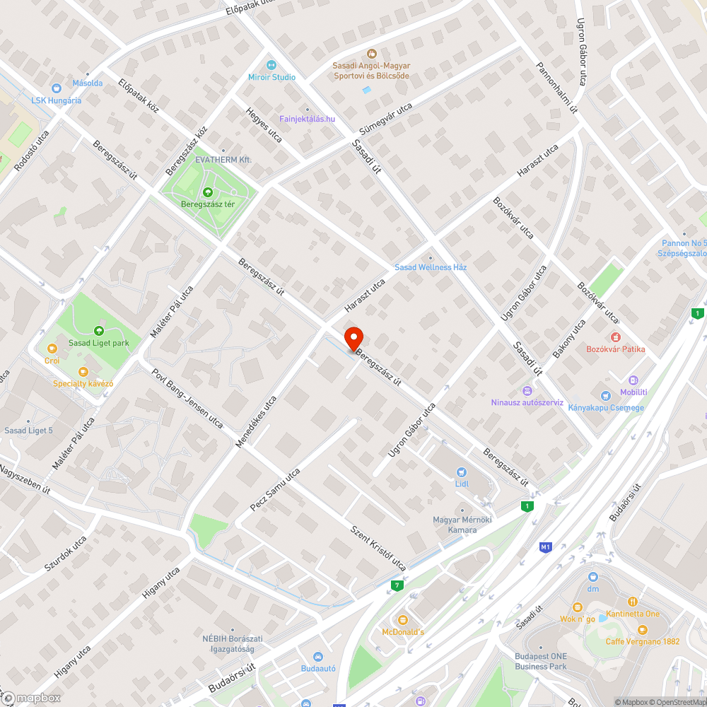 Fekália szag a Beregszász úti csatornánál bejelentés helye