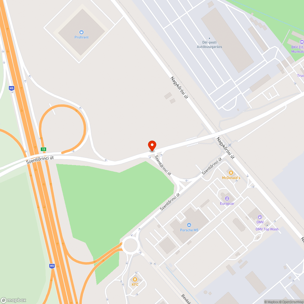 Törmelékes járdasziget bejelentés helye