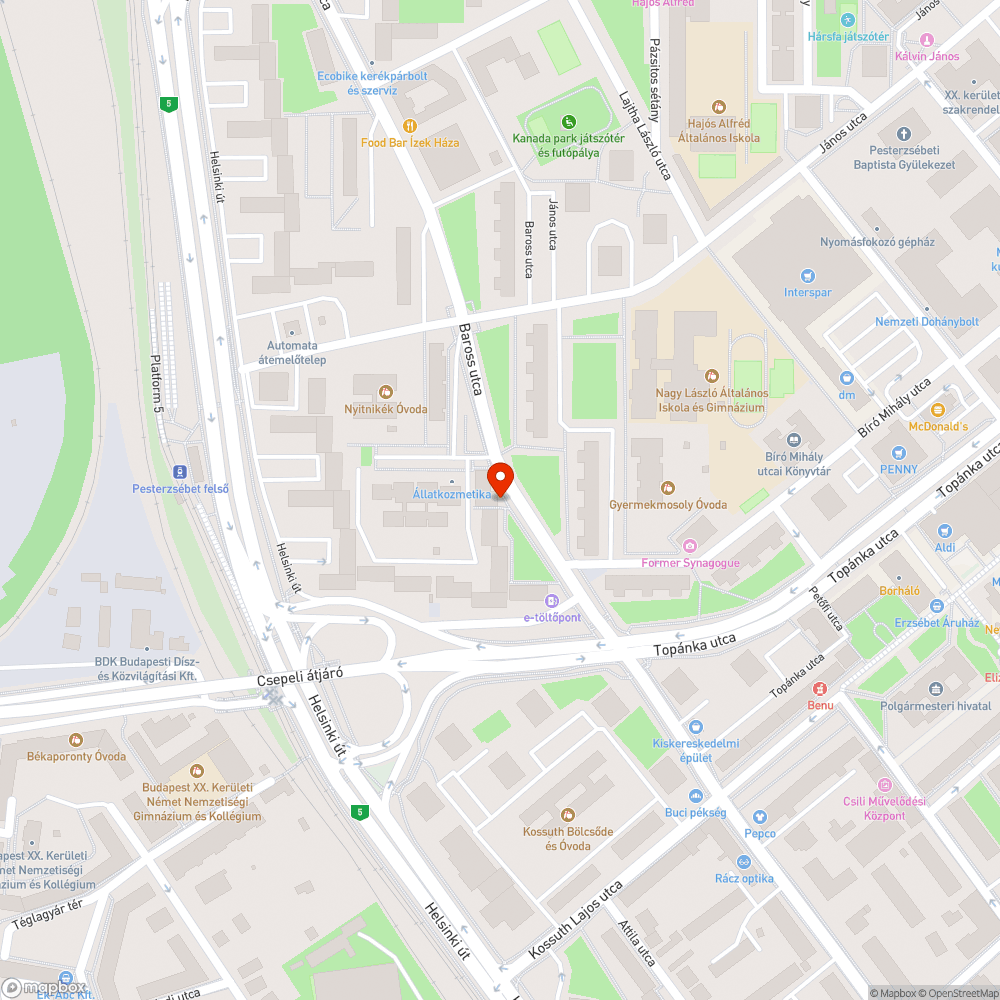 Kidobott fenyő bejelentés helye