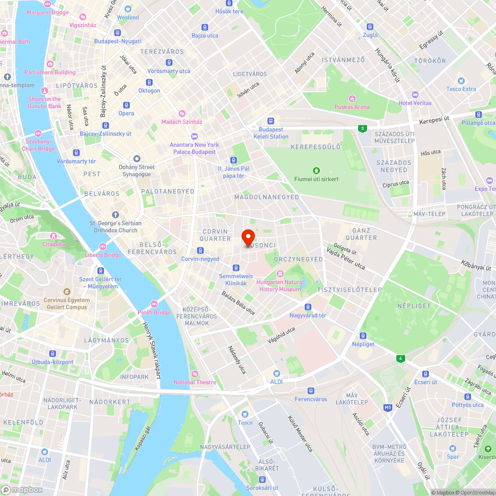 Megdőlt oszlop bejelentés helye