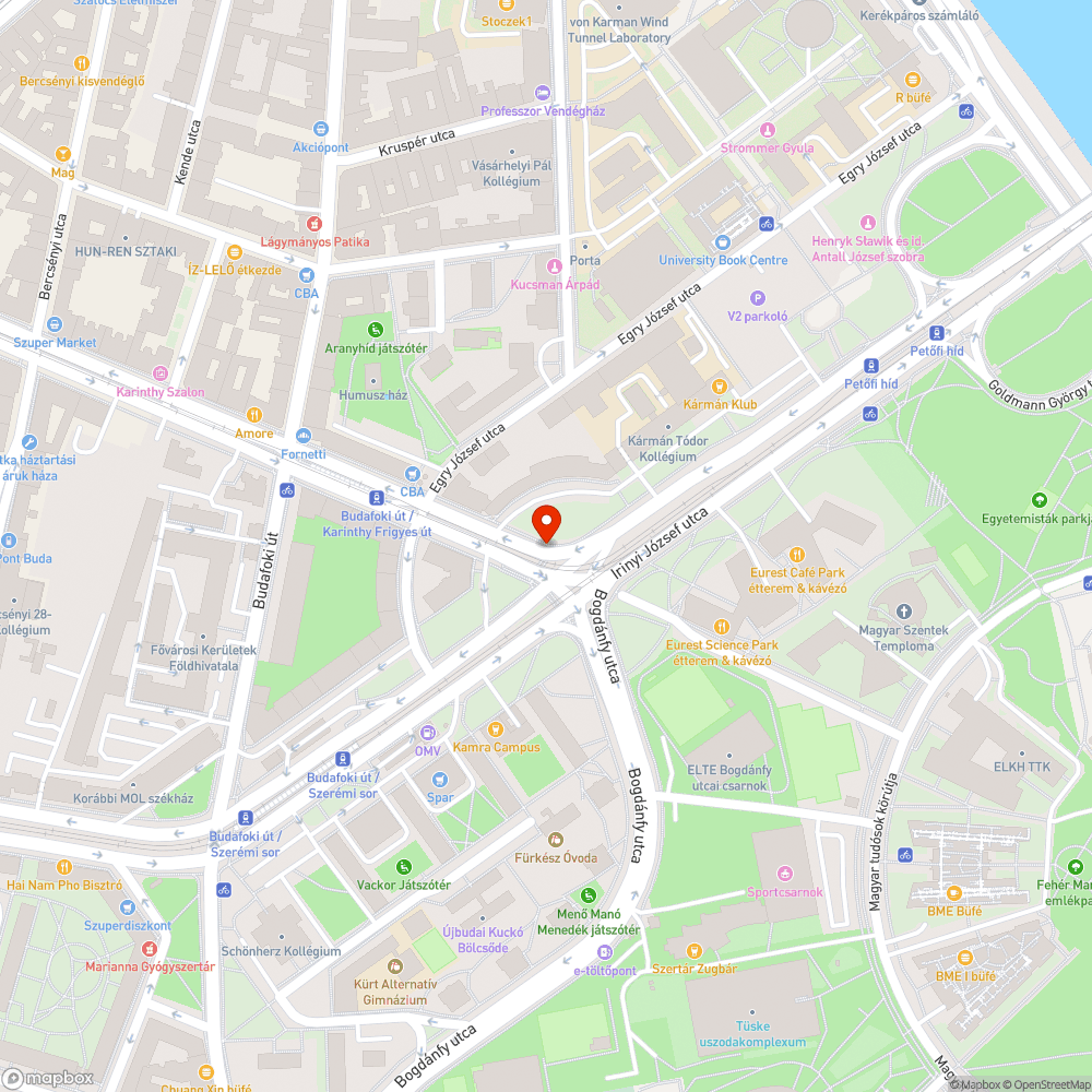 Megdőlt oszlop bejelentés helye