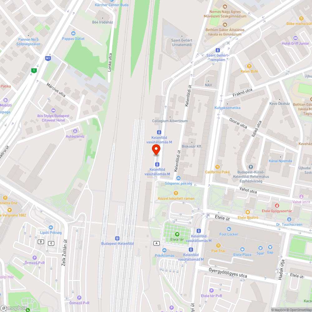 Szemetes megálló bejelentés helye