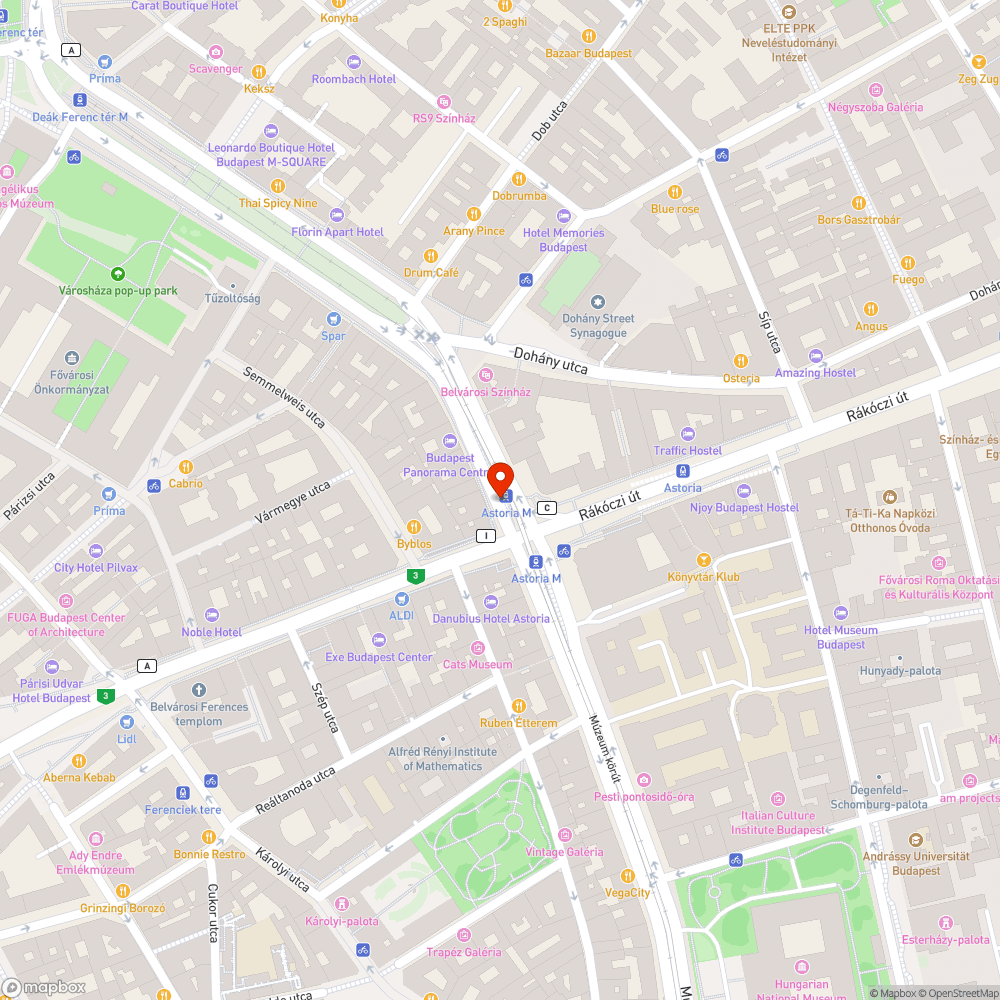 Erősen szennyezett megálló bejelentés helye