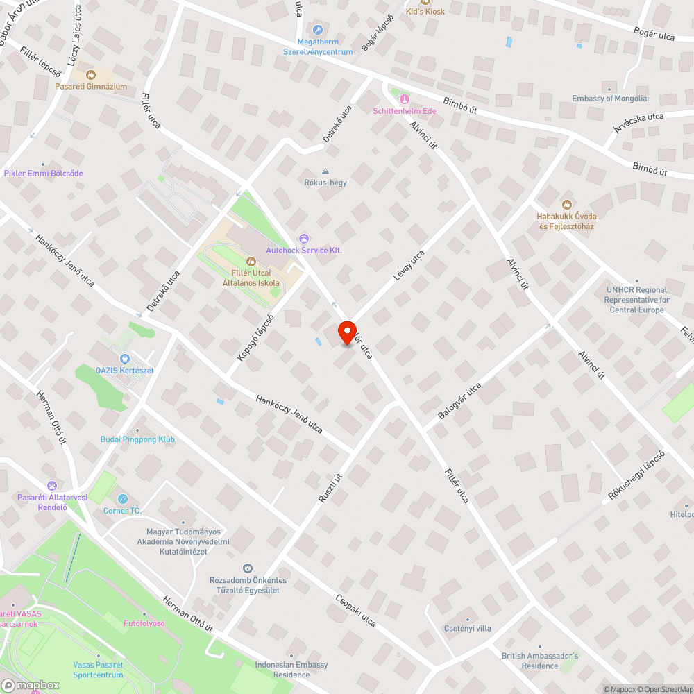 Kirakott szék bejelentés helye