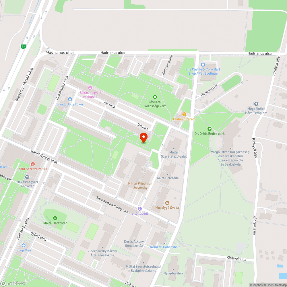 Leszakadt szemetes bejelentés helye