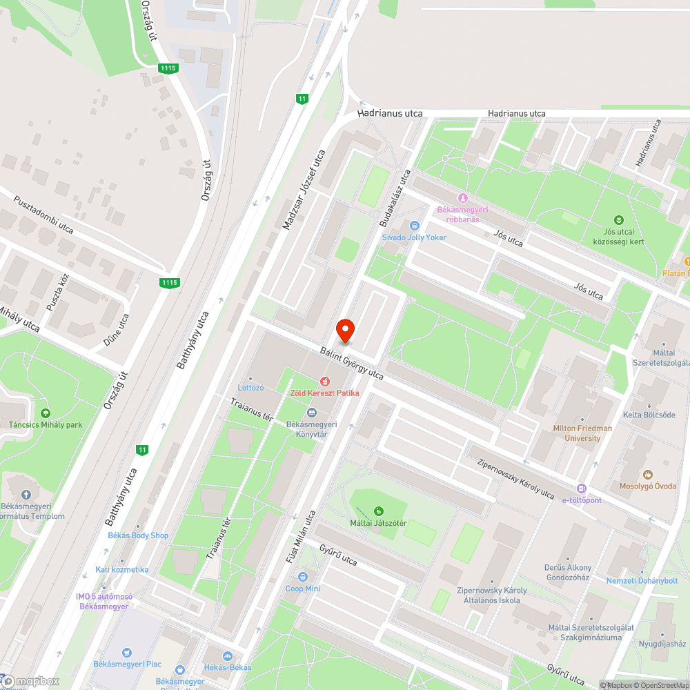 Használhatatlan parkoló bejelentés helye