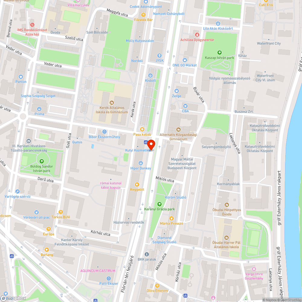 Leszakadt kukák javítása, cseréje a Szentendrei úton bejelentés helye