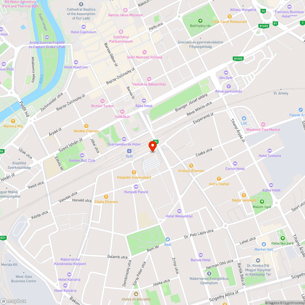 Csomagmegőrző hiba bejelentés helye