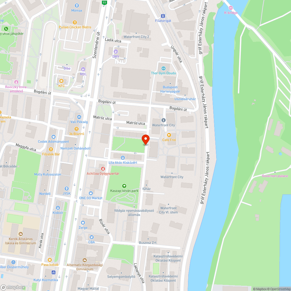 Ottfelejtett oszlop bejelentés helye