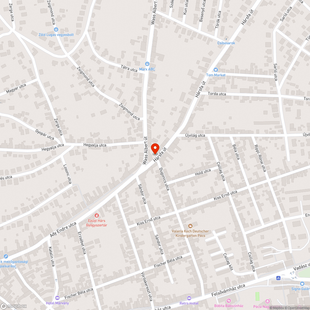 Veszélyes villanydrótok a járdán bejelentés helye