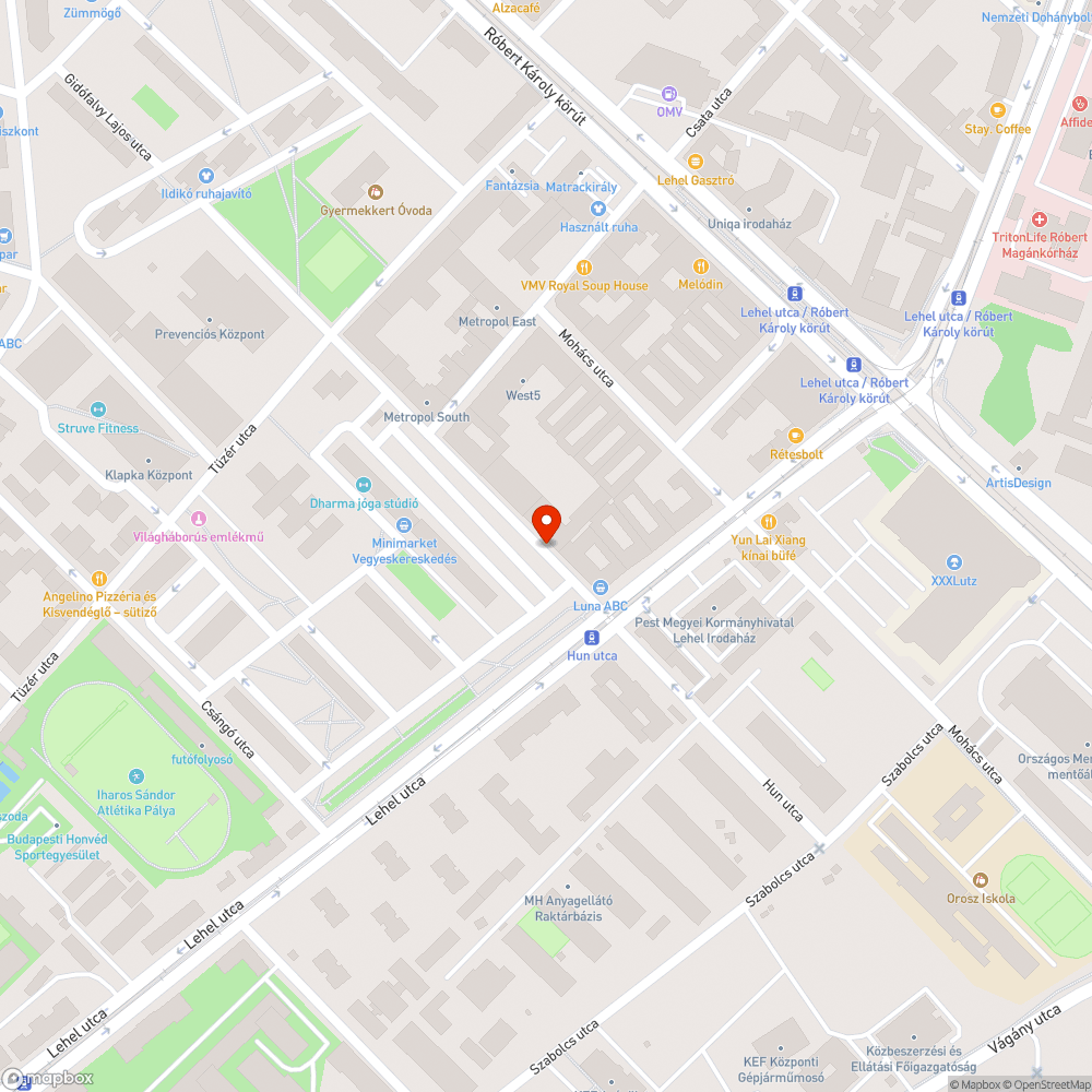 Félig kiégett lámpa bejelentés helye