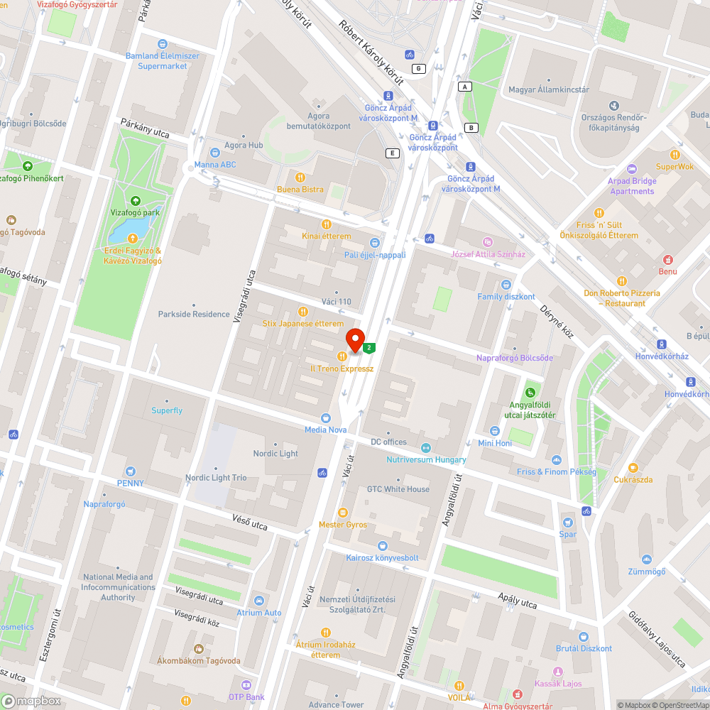 Elhagyott gumi bejelentés helye