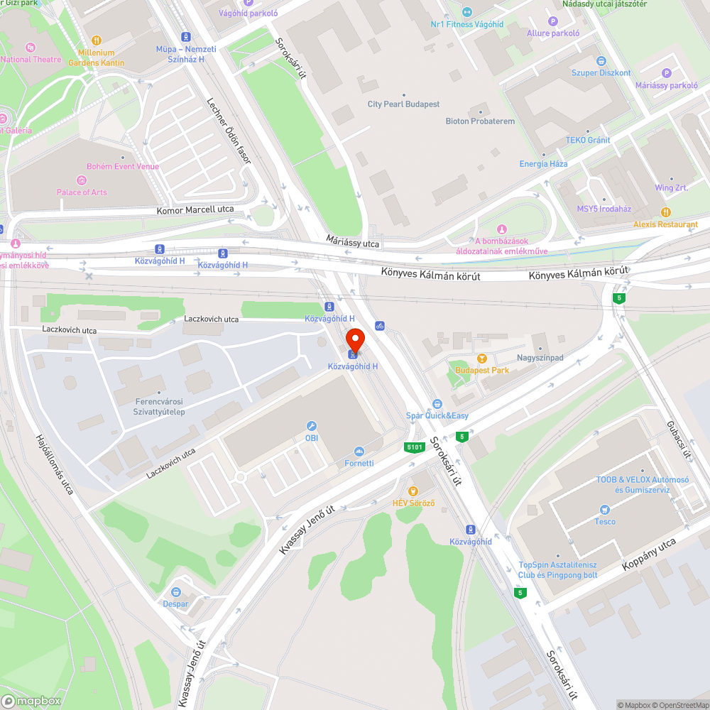 Kiégett lámpa bejelentés helye