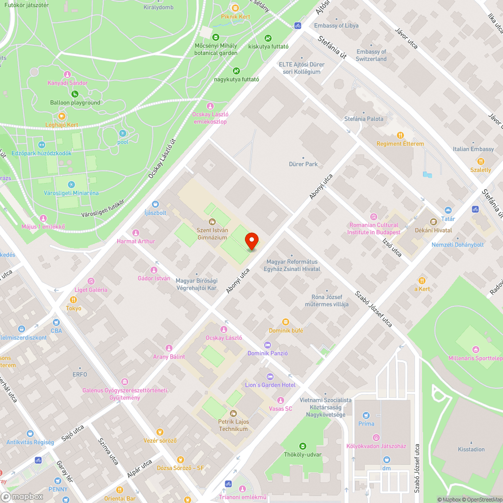 Régi táblák bejelentés helye