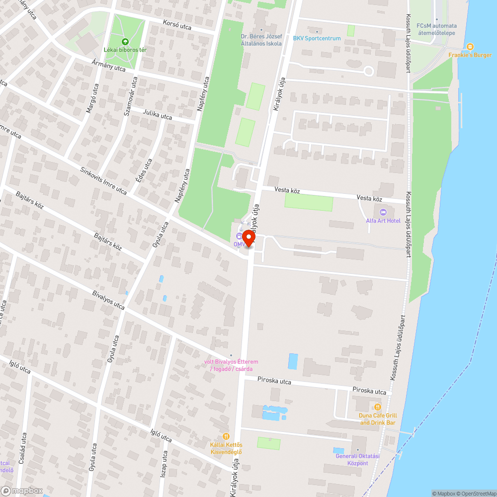 Esőbeálló hiánya bejelentés helye