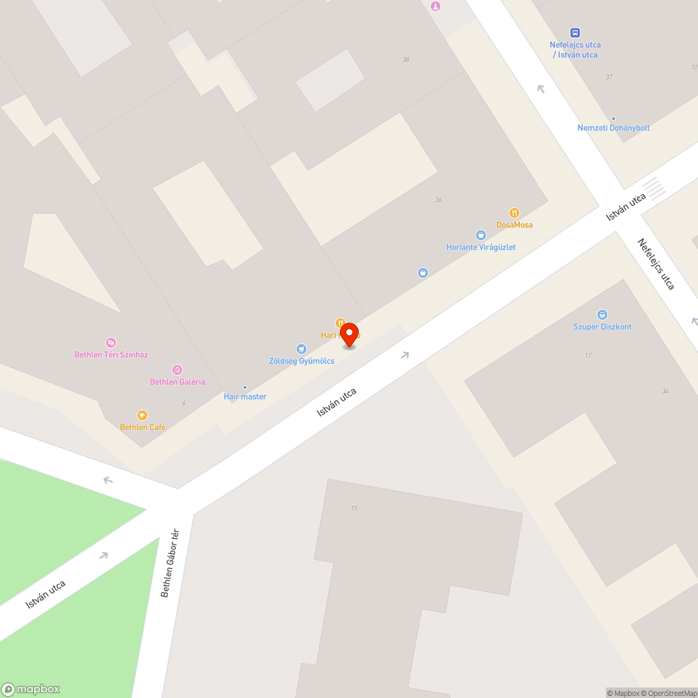 Megsüllyedt vízelzáró bejelentés helye