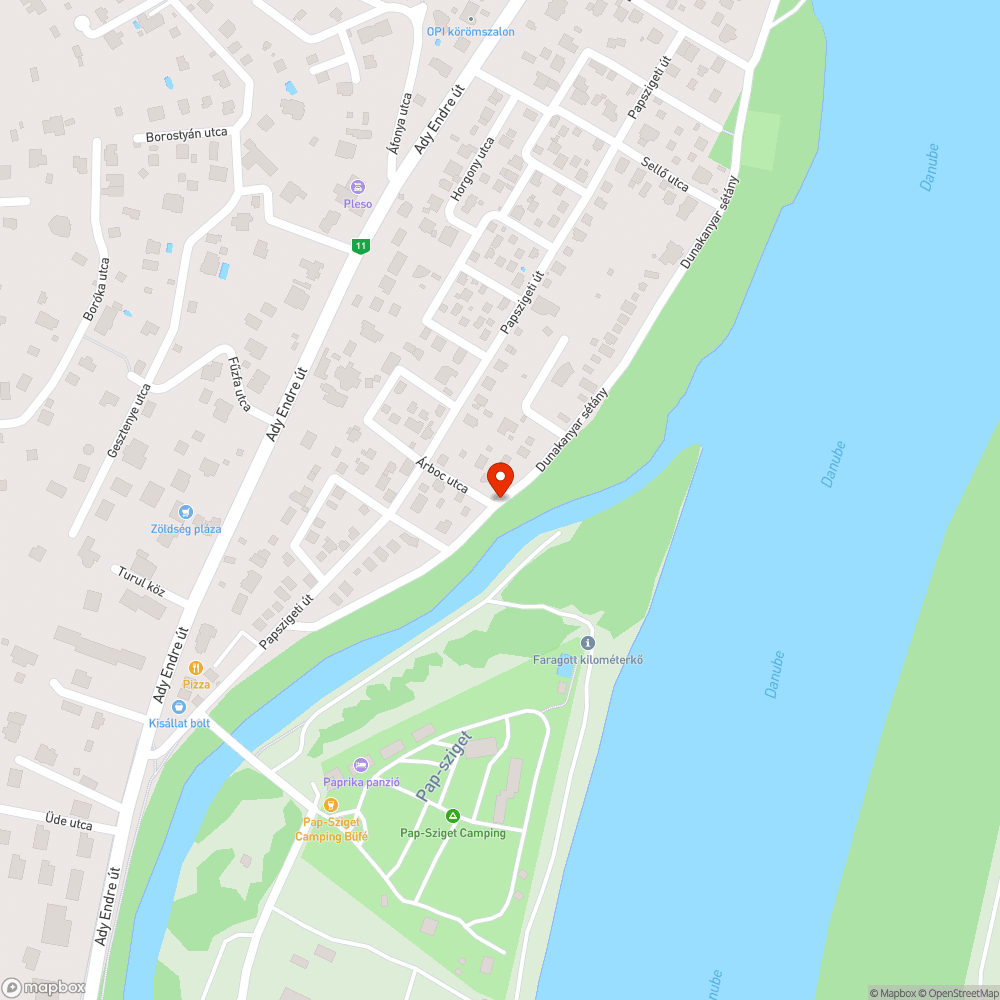 Illegális zöldhulladék lerakás bejelentés helye