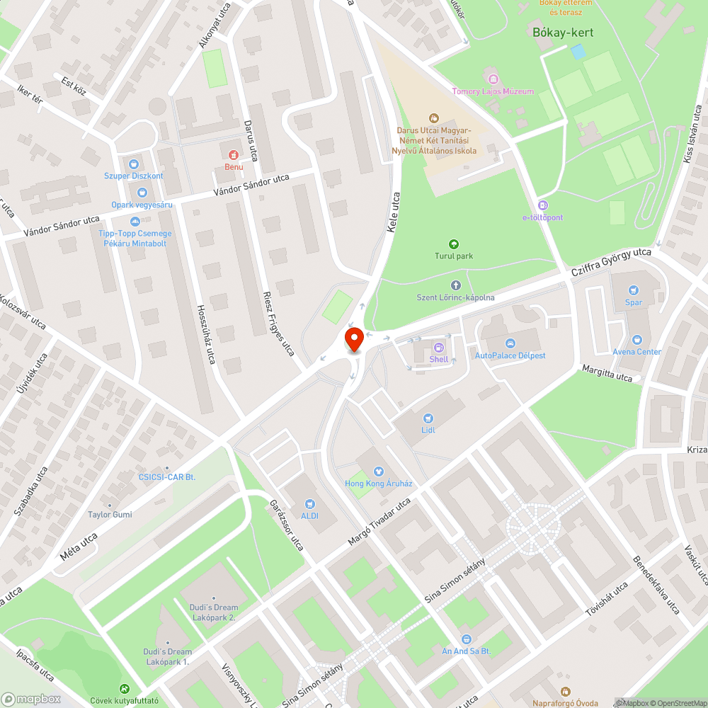 Körfogalomban meggyűrődött az aszfalt bejelentés helye