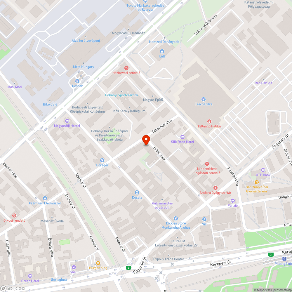 Illegális szemétlerakás bejelentés helye