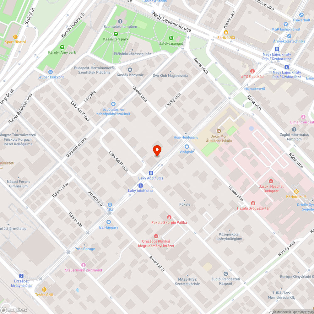 Fűrész utcai megalló tisztasága bejelentés helye