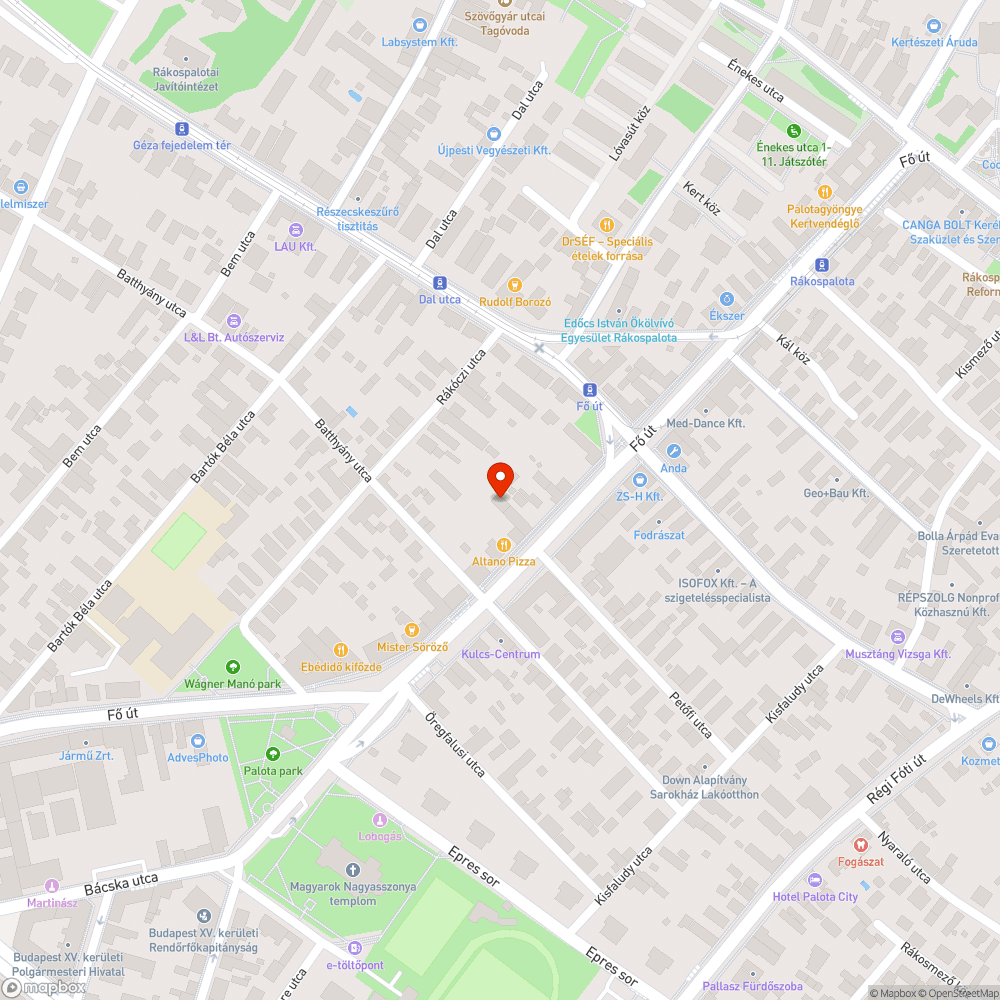 Kerékpárút felfestése bejelentés helye