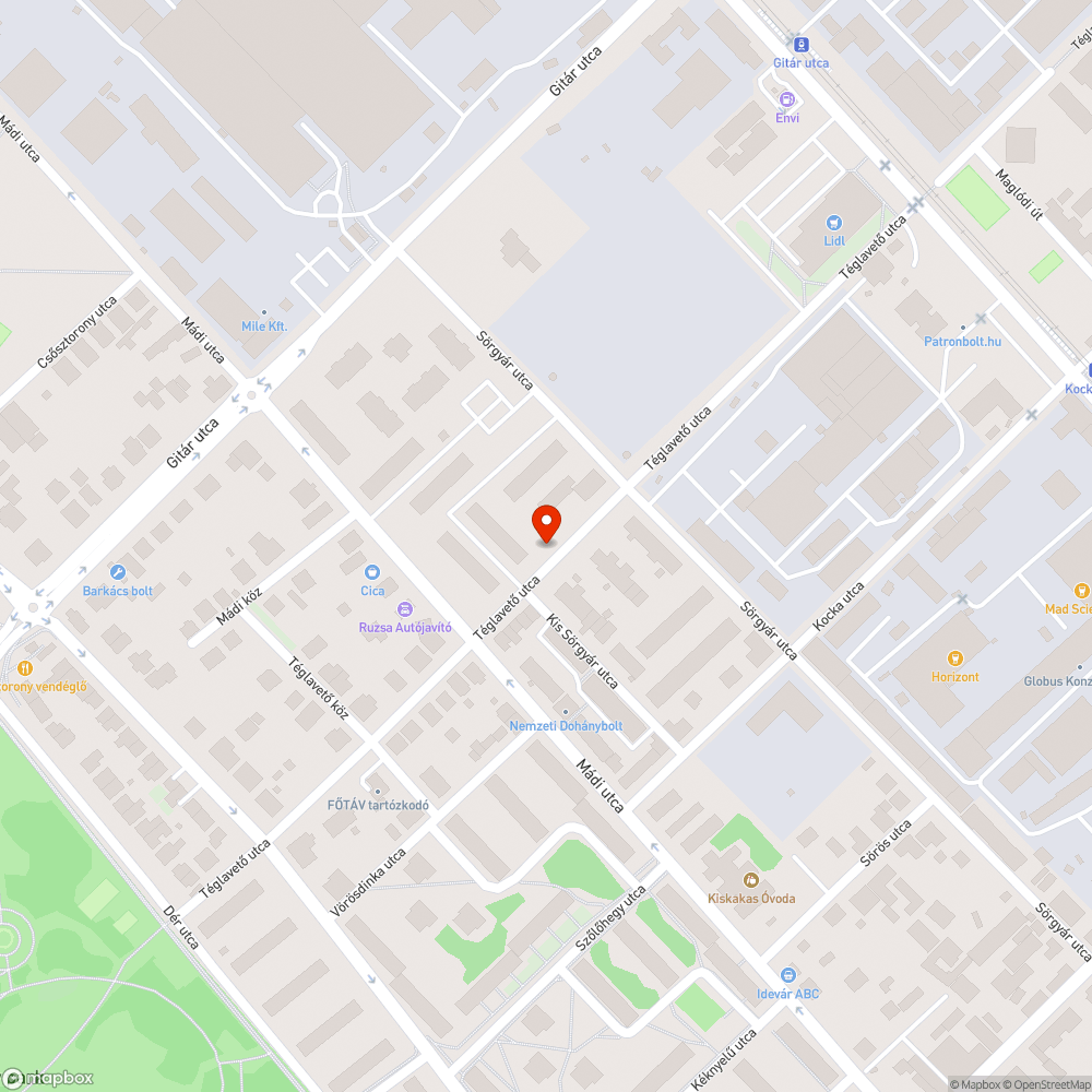 Egyre nagyobb kátyú bejelentés helye