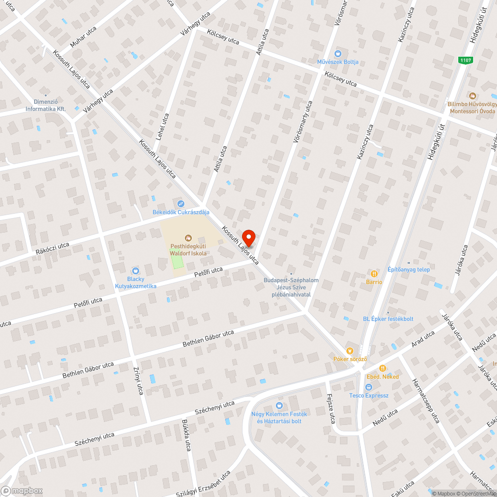 Félig leégett jármű bejelentés helye