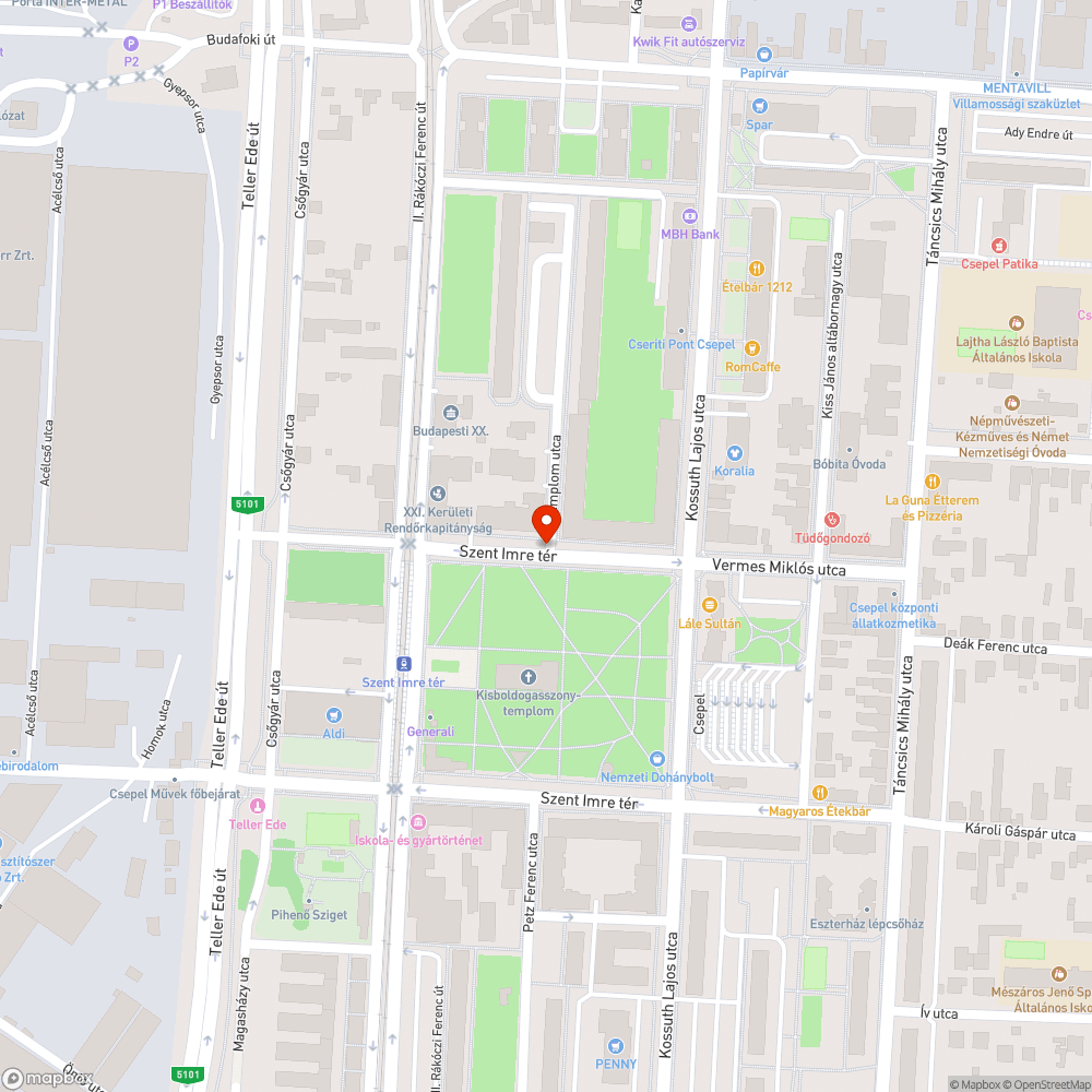 Forgalom elől elzárt területen parkolás, láthatatlan burkolatjel bejelentés helye