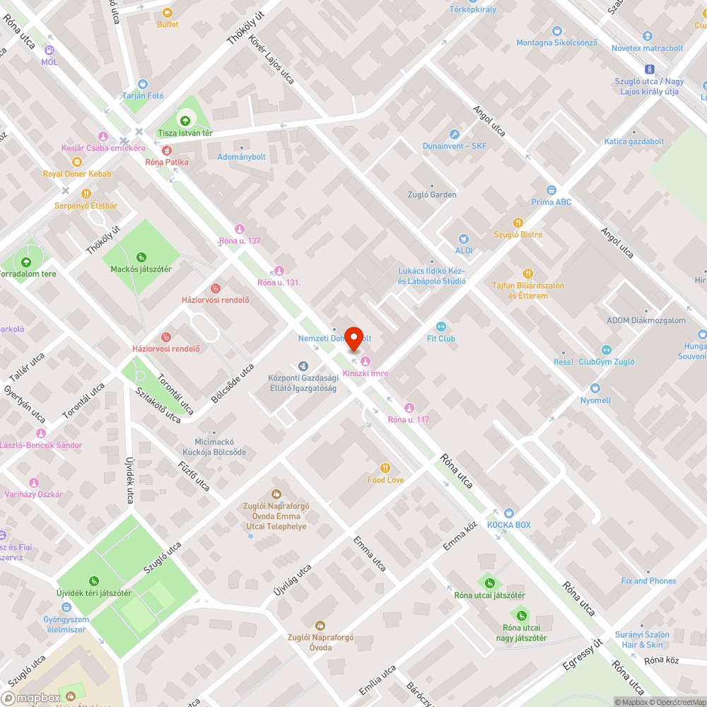 Csikkek a megállóhely, a szegély mentén bejelentés helye