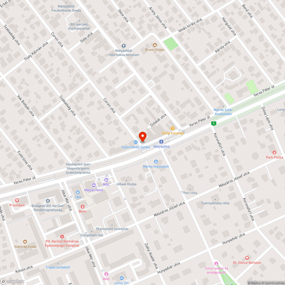 Hiányos védőkorlát a HÉV mentén bejelentés helye