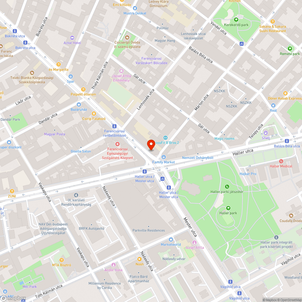 Sérült Matáv bejelentés helye