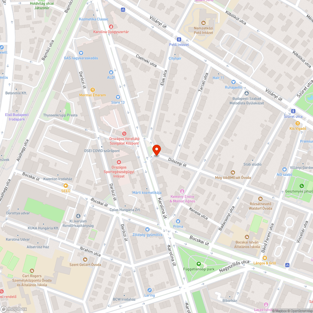 Matávos fedlap bejelentés helye