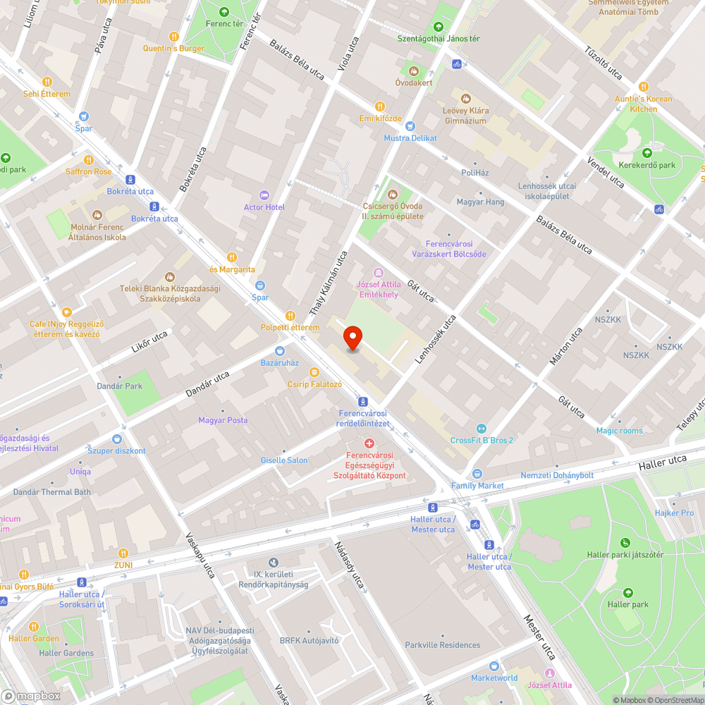 Leszakadt szekrényajtó bejelentés helye