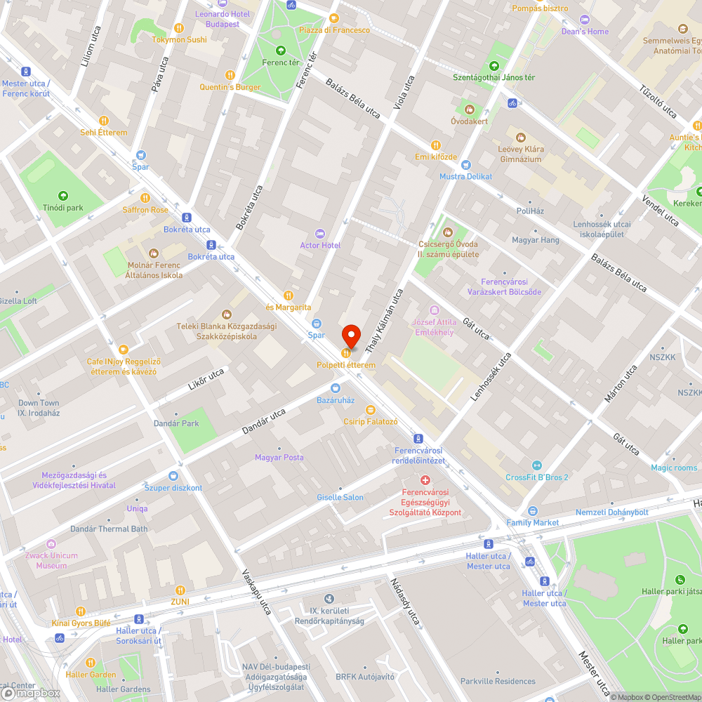 Beszakadó közmű bejelentés helye