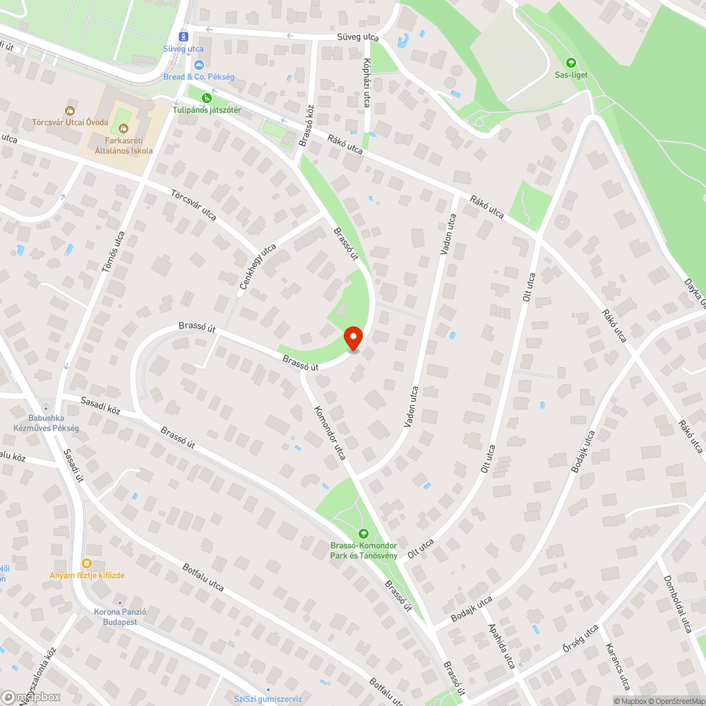 Zöldhulladék maradványok az úton és útfélen bejelentés helye