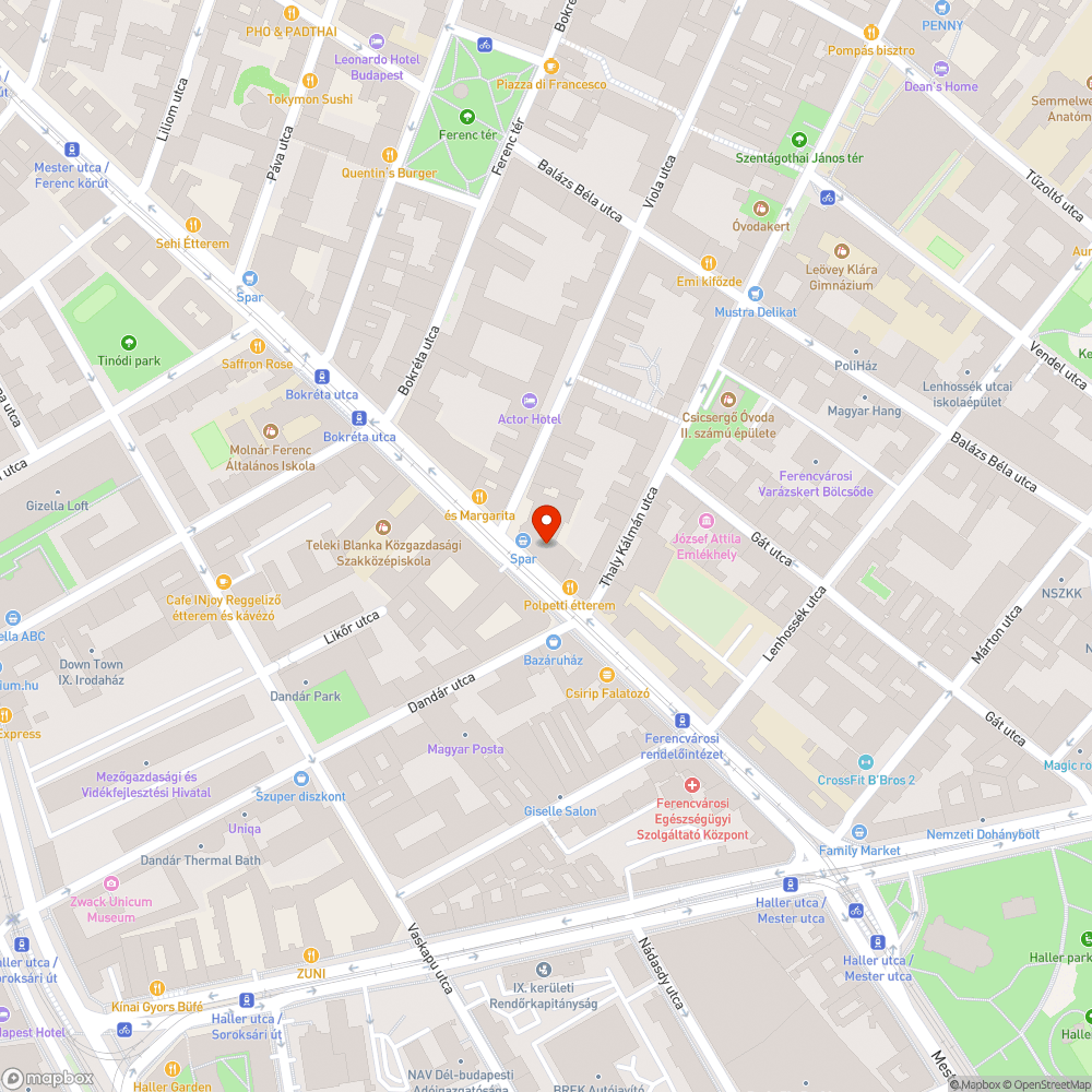 Kiálló fém bejelentés helye