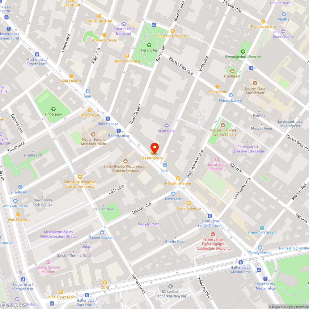 Ottmaradt talp bejelentés helye