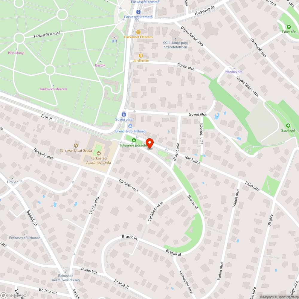 Állandó zöldfelületen parkolás bejelentés helye