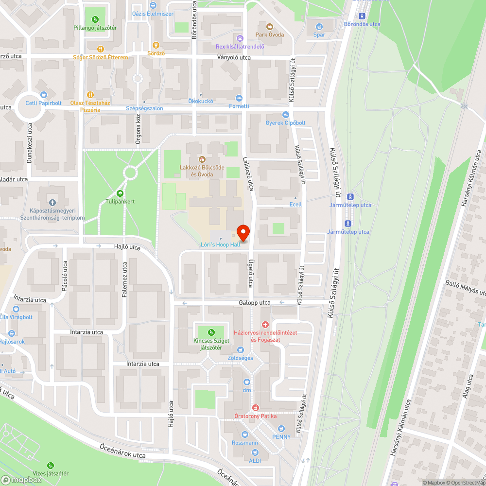 Zöldterületen parkolás bejelentés helye