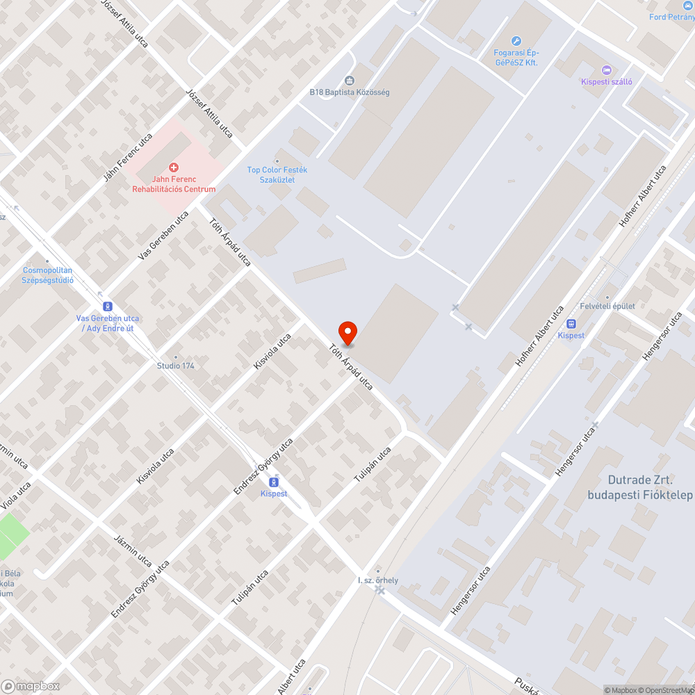 Otthagyott szemétkupac bejelentés helye