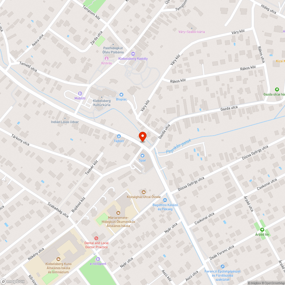 Rendezetlen, elhanyagolt terület bejelentés helye