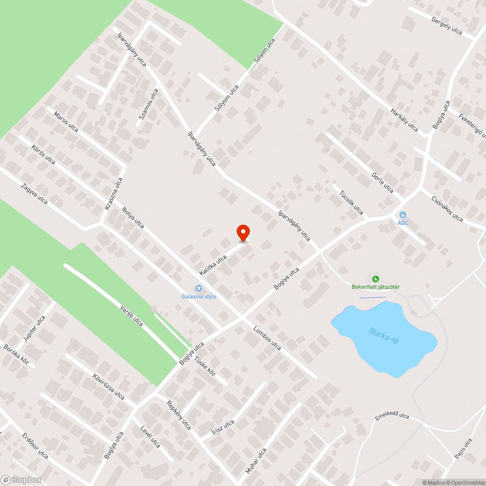 Rossz út bejelentés helye