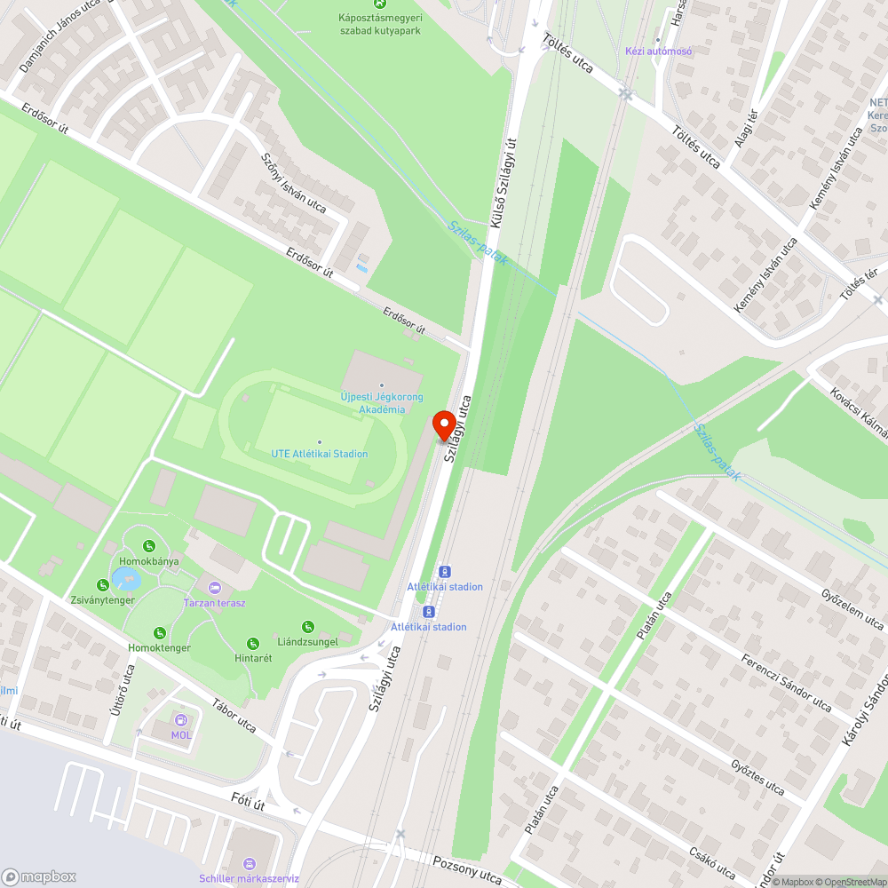 Problémás járdaszakasz bejelentés helye